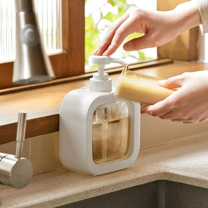 Transparent Soap Dispenser 500ml  for Bathroom