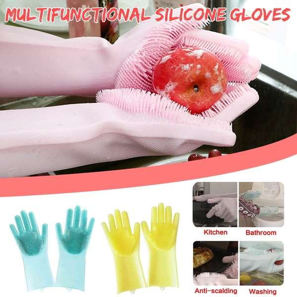 Multipurpose Silicone Dish Washing Gloves