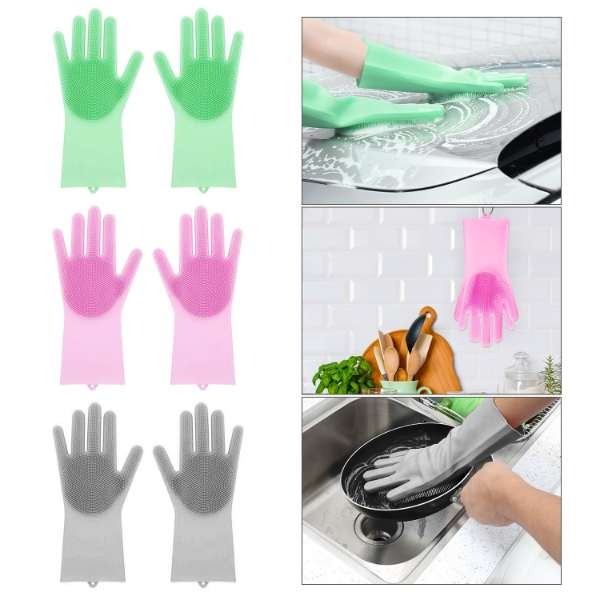 Multipurpose Silicone Dish Washing Gloves