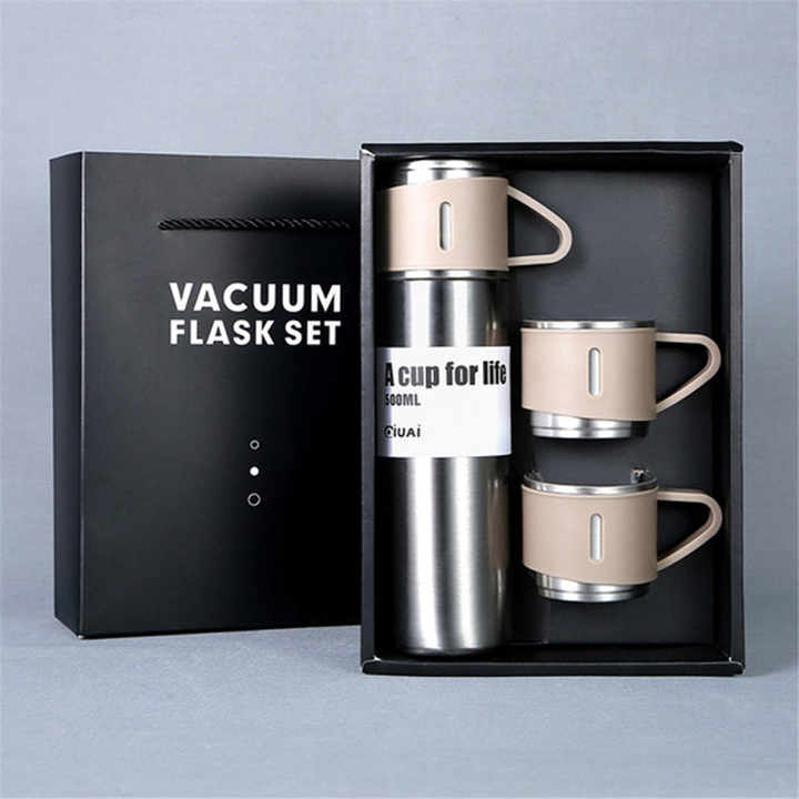 Vacuum Flask 500ml Thermos Stainless Steel  Water Bottle