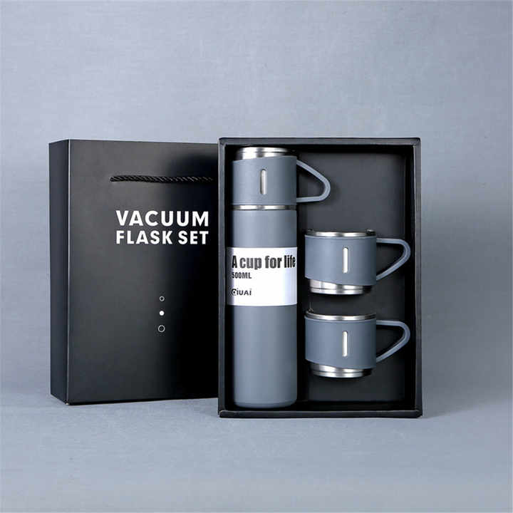 Vacuum Flask 500ml Thermos Stainless Steel  Water Bottle