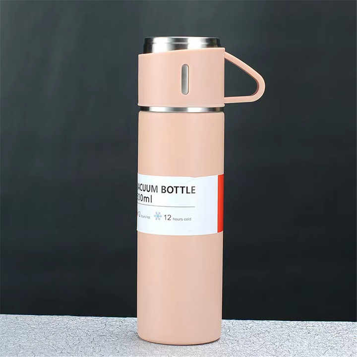 Vacuum Flask 500ml Thermos Stainless Steel  Water Bottle