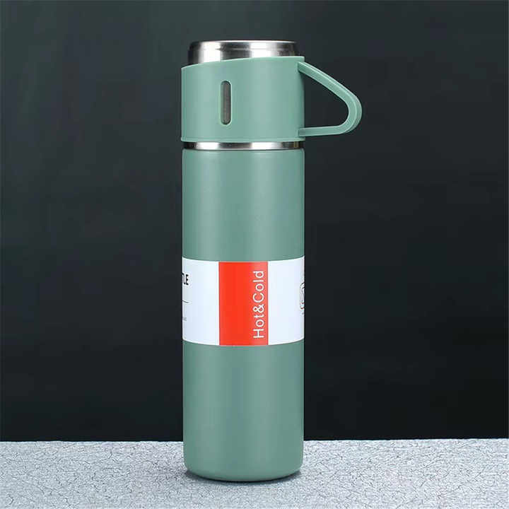 Vacuum Flask 500ml Thermos Stainless Steel  Water Bottle