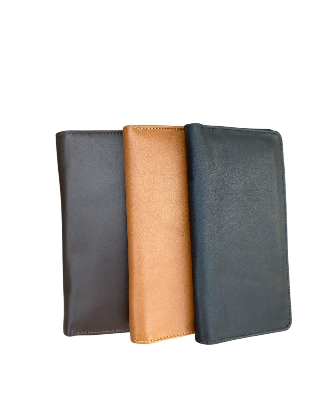 Long Leather Wallet with Mobile Pocket - Uptime Accessories