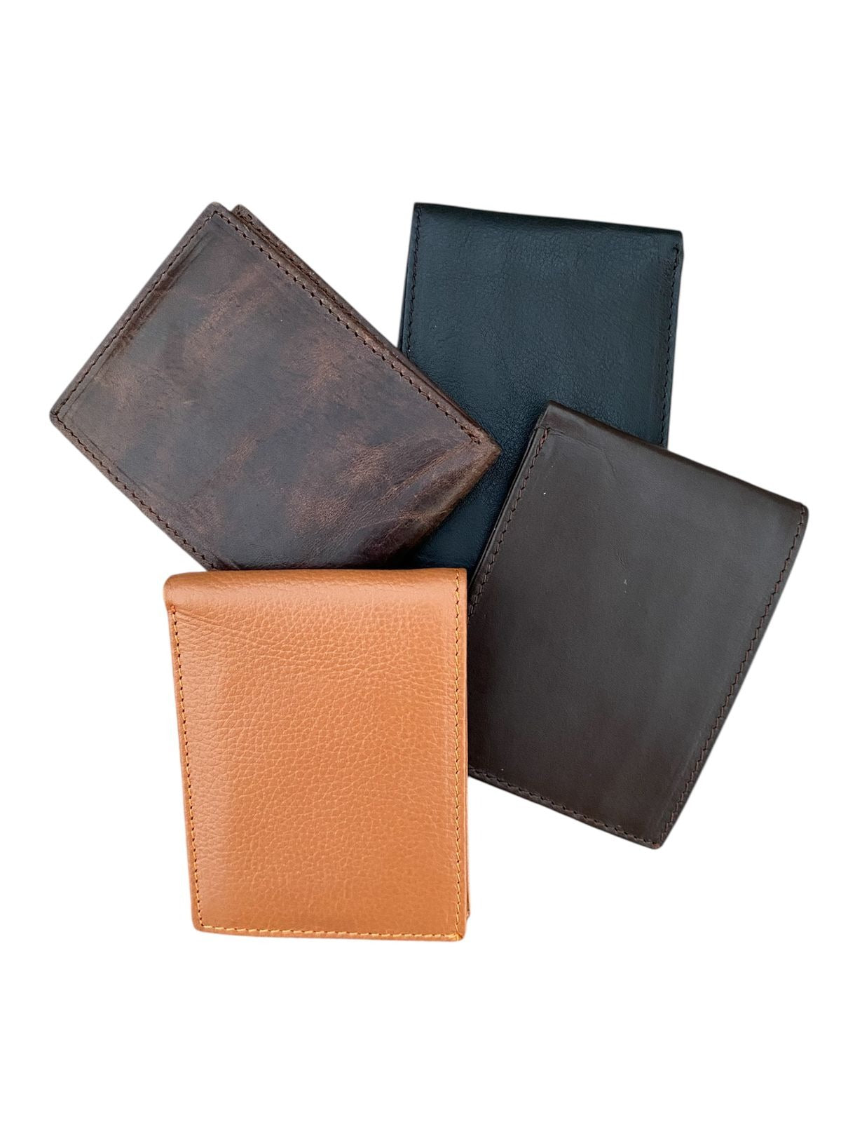 Classic Tan Leather Wallet – Pure Cowhide Elegance