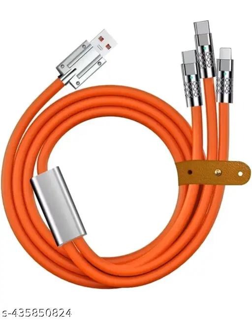 120W Original 6 Empire 3 in 1 Fast Charging Cable