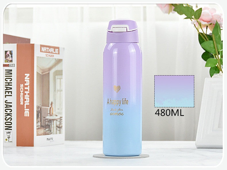 Metal Gradient Water Bottle