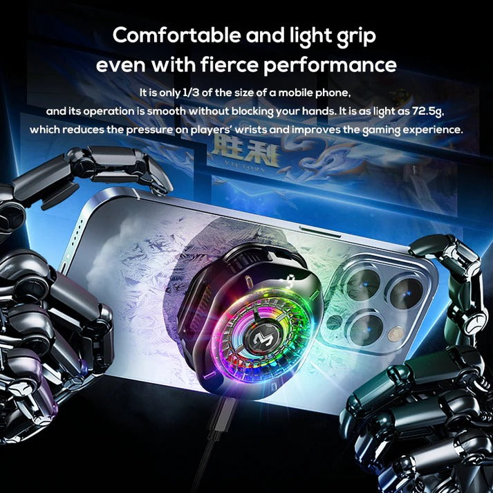 MEMO CX10 Ai Magnetic Mobile Cooling Fan – Ultra-Fast Phone Cooler for Gaming